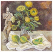 Stilleben mit Harlekin