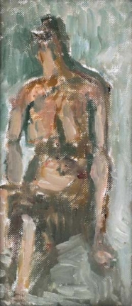 Otto Niemeyer-Holstein: Sitzender weiblicher Akt